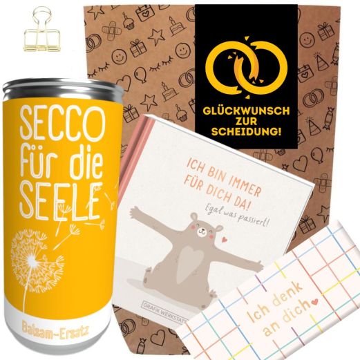 Geschenkset GLÜCKWUNSCH ZUR SCHEIDUNG! 6
