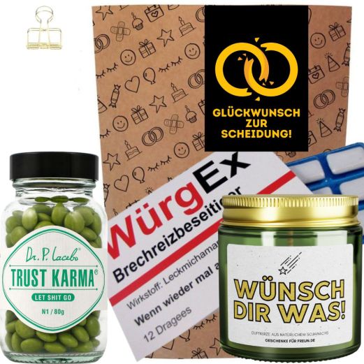 Geschenktüte GLÜCKWUNSCH ZUR SCHEIDUNG! # 7