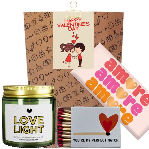 Geschenktüte „Happy Valentine`s day“ (Set 8)