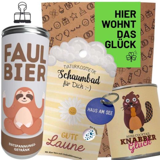 Geschenktüte HIER WOHNT DAS GLÜCK # 7