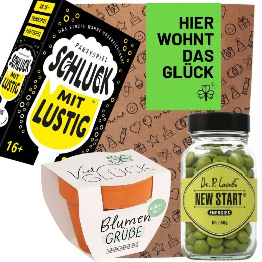 Geschenktüte HIER WOHNT DAS GLÜCK # 8