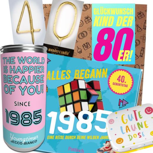 Geschenktüte GLÜCKWUNSCH KIND DER 80er # 3