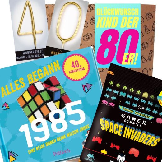 Geschenktüte GLÜCKWUNSCH KIND DER 80er # 4