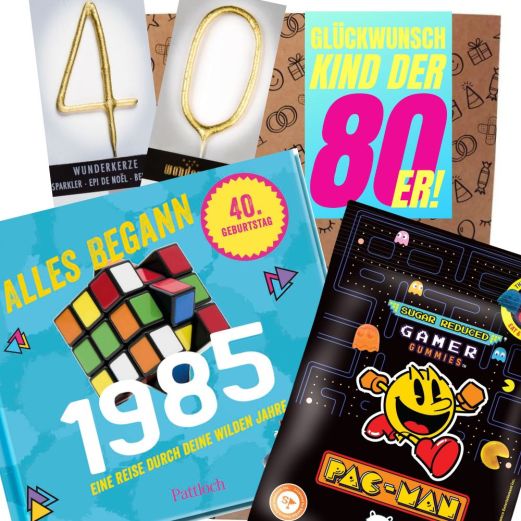 Geschenktüte GLÜCKWUNSCH KIND DER 80er # 5