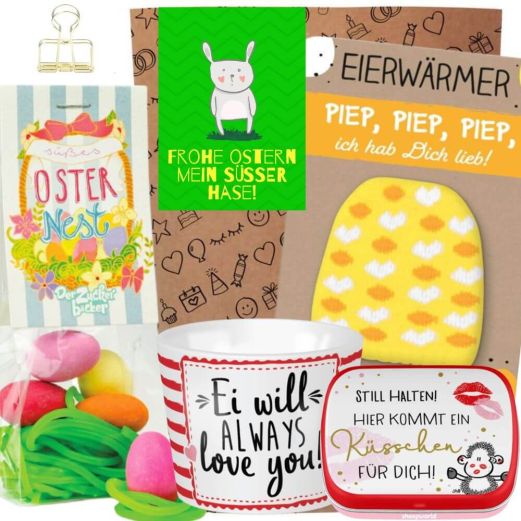 Geschenkset FROHE OSTERN MEIN SÜSSER HASE # 1