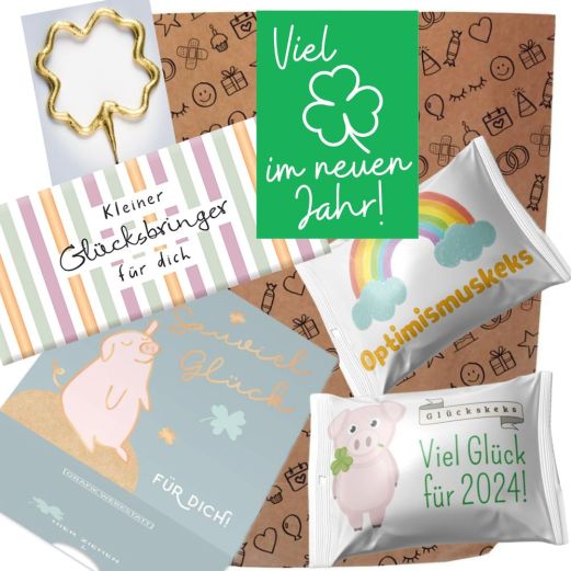 Geschenktüte VIEL GLÜCK IM NEUEN JAHR! # 6