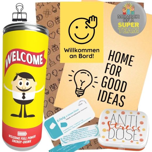 Geschenktüte WILLKOMMEN AN BORD! # 1