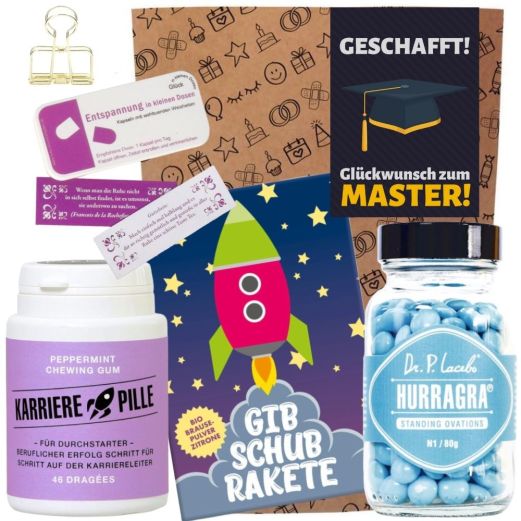 Geschenktüte ZUM MASTER ABSCHLUSS # 7