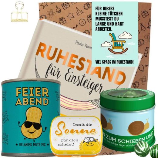 Geschenktüte VIEL SPASS IM RUHESTAND! # 8