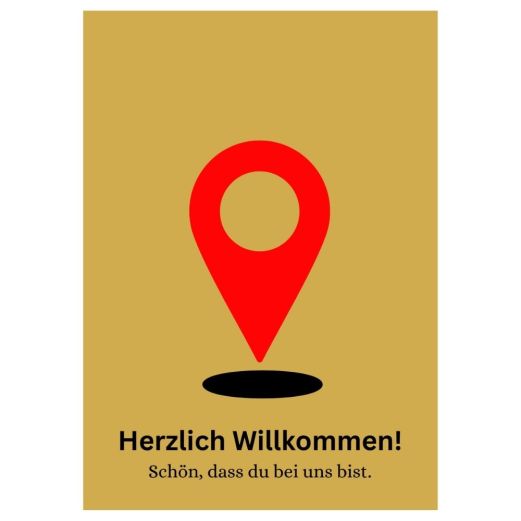 Minicard HERZLICH WILLKOMMEN! - Edition 2025