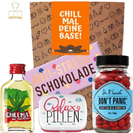 Geschenktüte CHILL MAL DEINE BASE! # 12