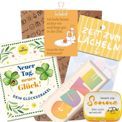 Geschenktüte Ruhestandsgeschenk „Genieße den Ruhestand!“ (Set 3)