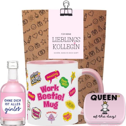 Geschenktüte für Kollegin – Geschenkset „Lieblingskollegin“ (Set 6)