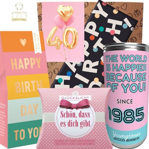 Geschenktüte ZUM 40. GEBURTSTAG - Ballons # 6