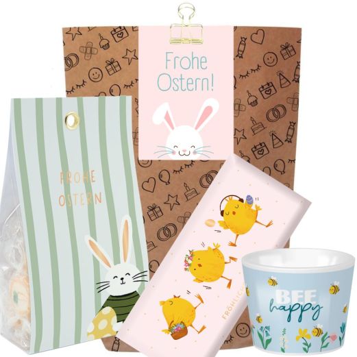 Geschenktüte Frohe Ostern (Set 11 - New) – Kleines Ostergeschenk