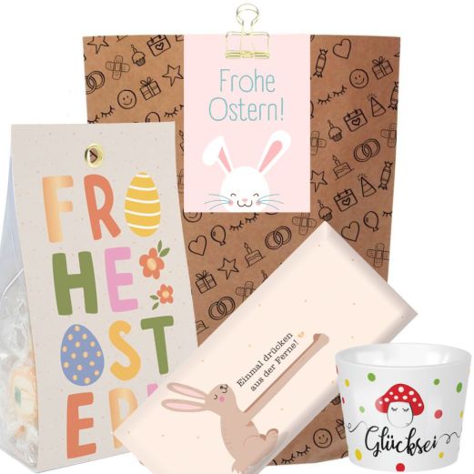 Geschenktüte Frohe Ostern (Set 12 - New) – Kleines Ostergeschenk