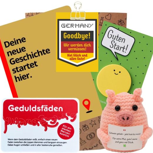Geschenktüte für Auswanderer „Goodbye“ (Set 5)