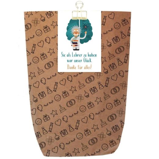 Geschenktüte EINSTEIN - zum Befüllen