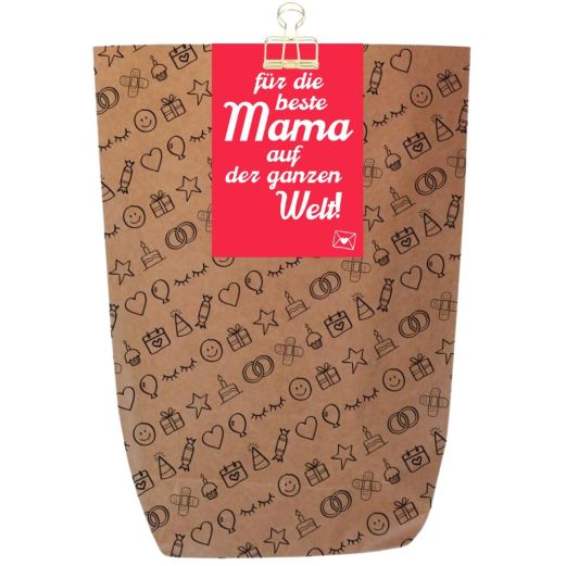 Geschenktüte BESTE MAMA - zum Befüllen