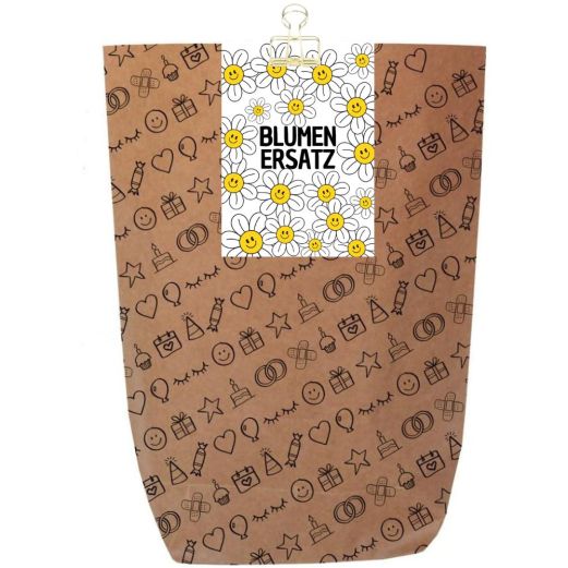 Geschenktüte BLUMENERSATZ - zum Befüllen