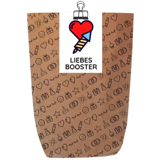 Geschenktüte LIEBES BOOSTER - zum Befüllen