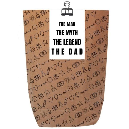 Geschenktüte THE DAD - zum Befüllen