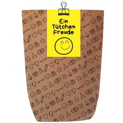 Geschenktüte EIN TÜTCHEN FREUDE - zum Befüllen