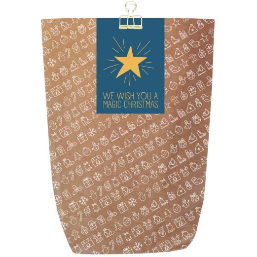 Geschenktüte WE WISH YOU A MAGIC CHRISTMAS - zum Befüllen