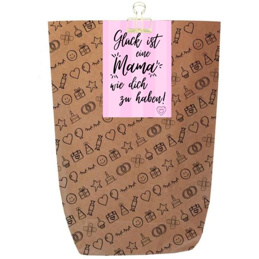Geschenktüte GLÜCK IST - MAMA - zum Befüllen