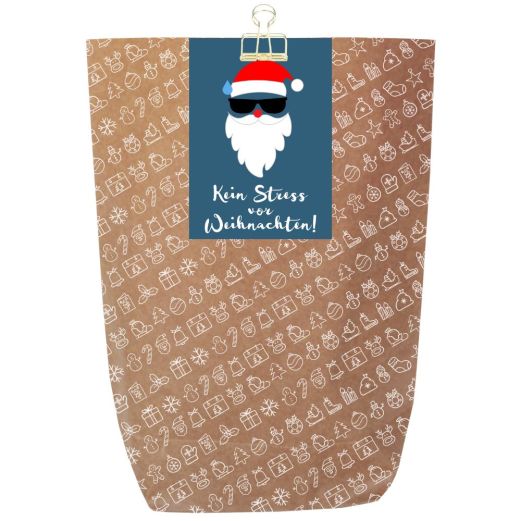 Geschenktüte KEIN STRESS VOR WEIHNACHTEN! - zum Befüllen