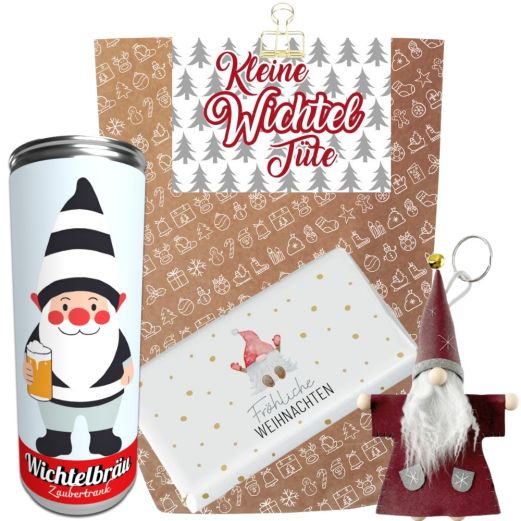Geschenktüte „Kleine Wichteltüte“ – Lustiges Wichtelgeschenk (Set 1)