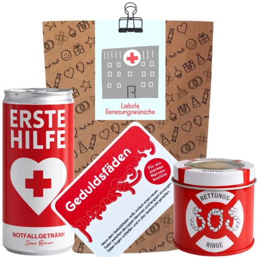 Geschenktüte Gute Besserung – Liebste Genesungswünsche (Set 8)