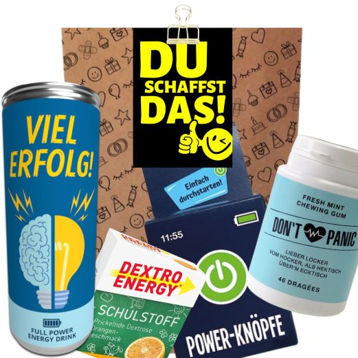 Geschenktüte Motivationsgeschenk „Du schaffst das!“ (Set 7)