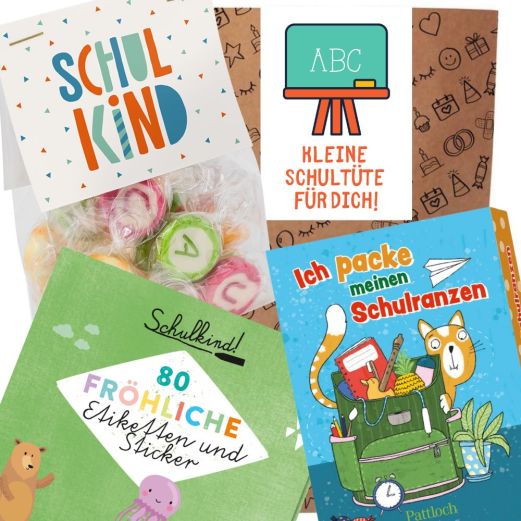 Geschenktüte KLEINE SCHULTÜTE FÜR DICH! # 14
