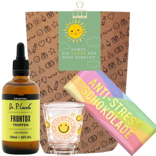 Geschenktüte Trostspender „Damit die Sonne für dich scheint“ (Set 14)