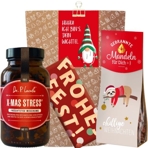 Geschenktüte „Huhu!“ – Lustiges Wichtelgeschenk (Set 1)