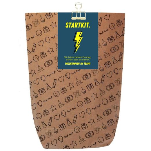 Geschenktüte Onboarding Startkit. - zum Befüllen