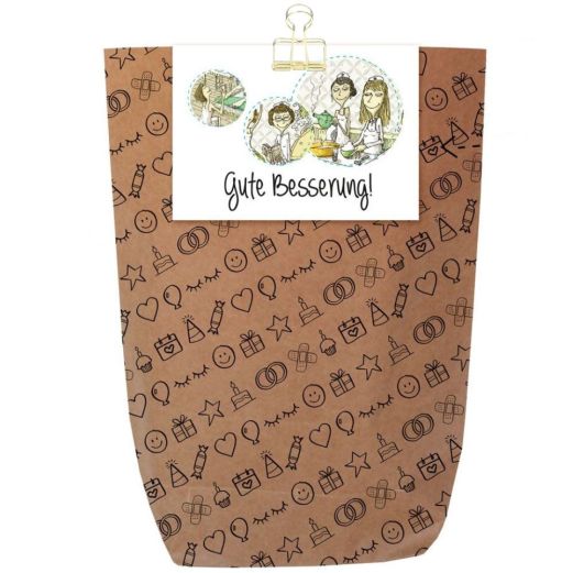 Geschenktüte Gute Besserung - zum Befüllen