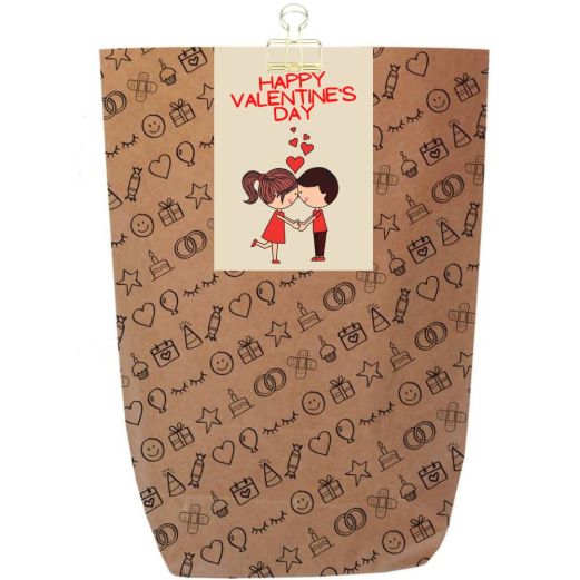 Geschenktüte HAPPY VALENTINE`S DAY! - zum Befüllen