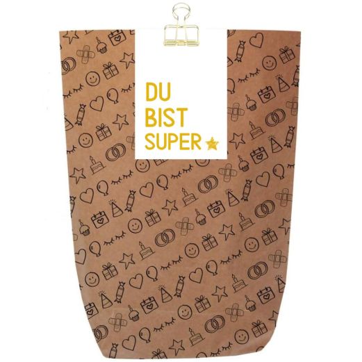 Geschenktüte „Du bist super„ – zum selber Befüllen