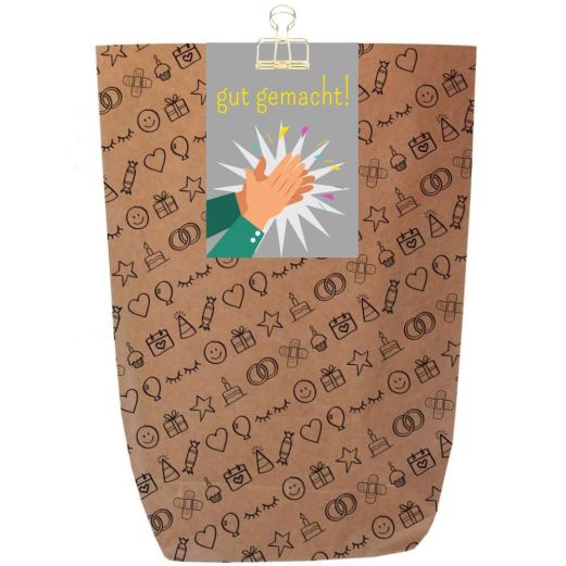 Geschenktüte zur Belohnung „Gut gemacht!“ – zum Befüllen