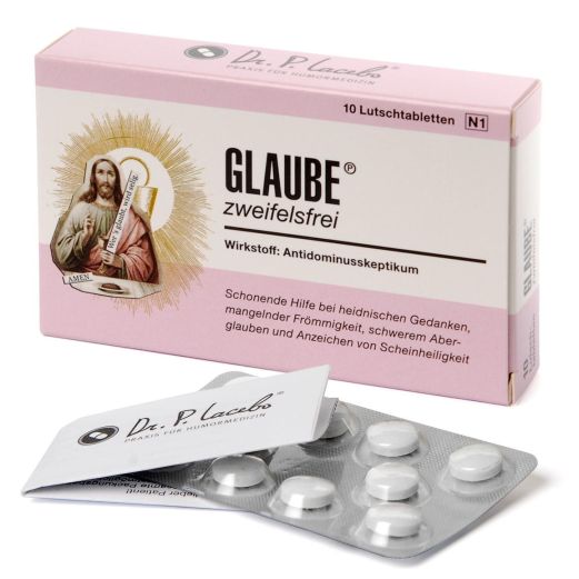 Tabletten GLAUBE ZWEIFELSFREI