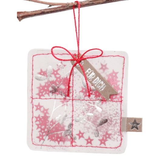 Winter Glitzer Ornament GESCHENK