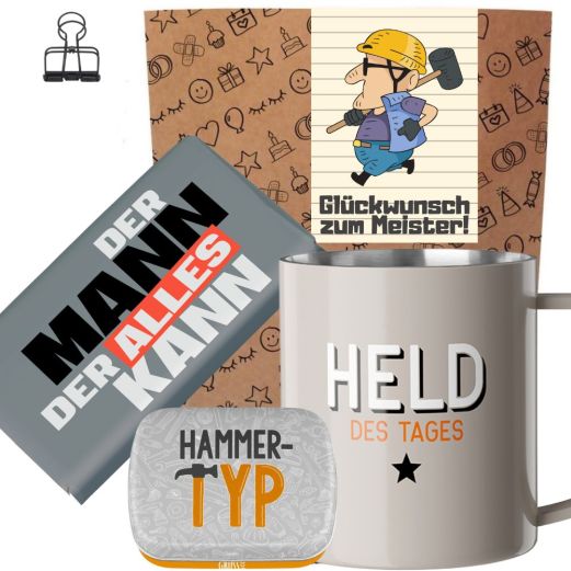 Geschenktüte GLÜCKWUNSCH ZUM MEISTER # 1