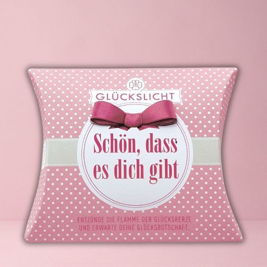 Glückslicht SCHÖN, DASS ES DICH GIBT - gepunktet