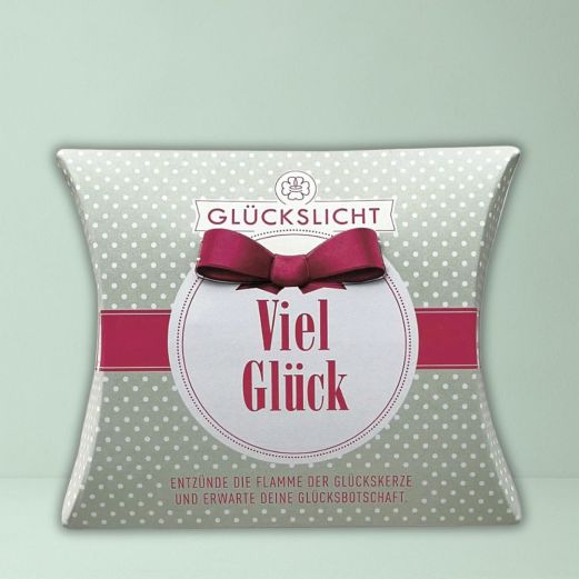 Glückslicht VIEL GLÜCK - gepunktet