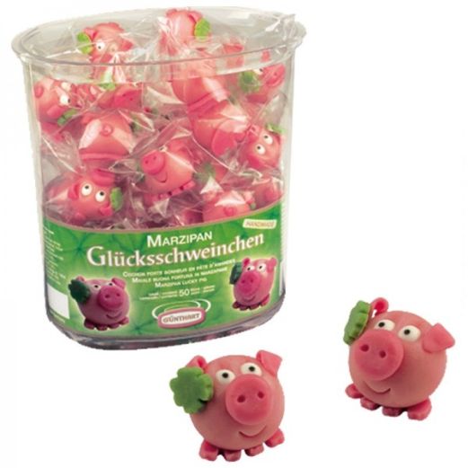 Marzipan GLÜCKSSCHWEINCHEN von Günthart