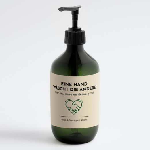 Hand- und Duschgel 490ml Eine Hand wäscht die andere