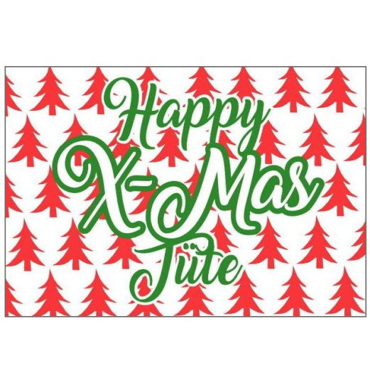 Verschlusskärtchen HAPPY X-MAS TÜTE