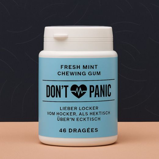 Kaugummis DON`T PANIC BLUE
